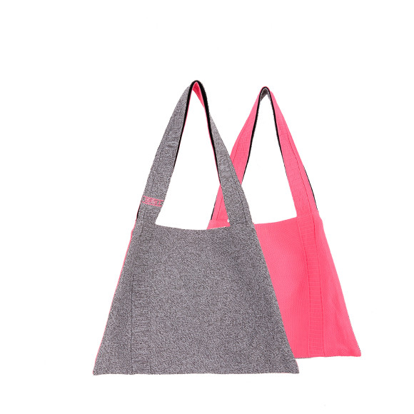 The TO。TE Series Hit color Shopper (Fancy Brown /Pink)