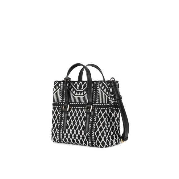 Crackles Series-Embellish Diamond Shoulder Bag (Black)