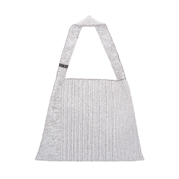 The TO。TE Series- Shopper Paper tote (花灰色)