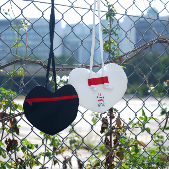 YMDH x IMU+ Mini Heart Bag