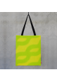Green SFT Logo Knit Tote Bag