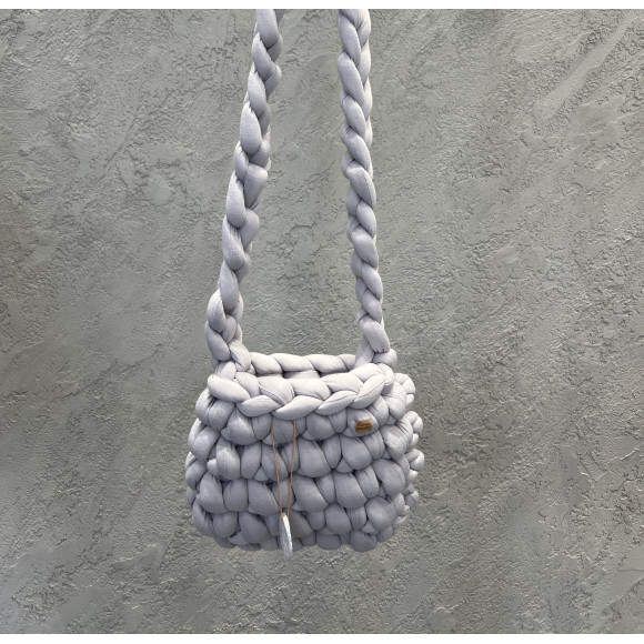 Marshmallow Crossbody Bag (Grey)