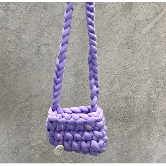 Marshmallow Crossbody Bag (Purple)