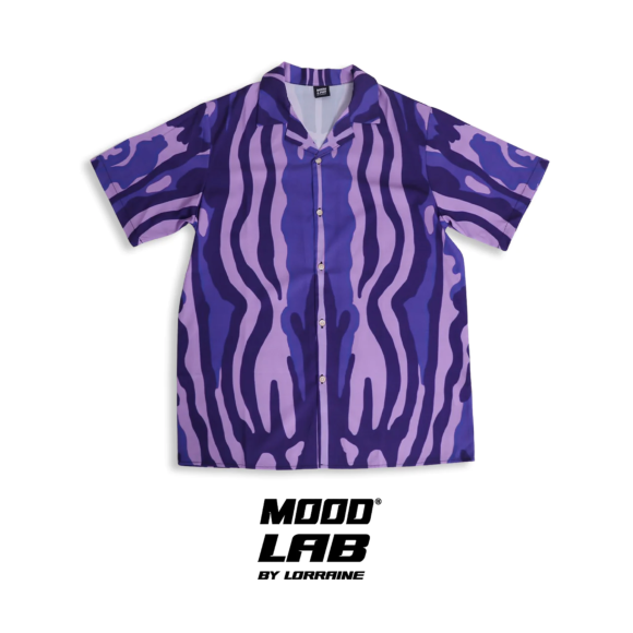 Purple Fantasy Cuban Shirt