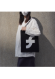 Black SFT Logo Canvas Tote Bag