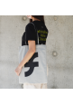 Grey SFT Logo Canvas Tote Bag