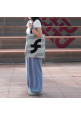 Grey SFT Logo Knit Tote Bag