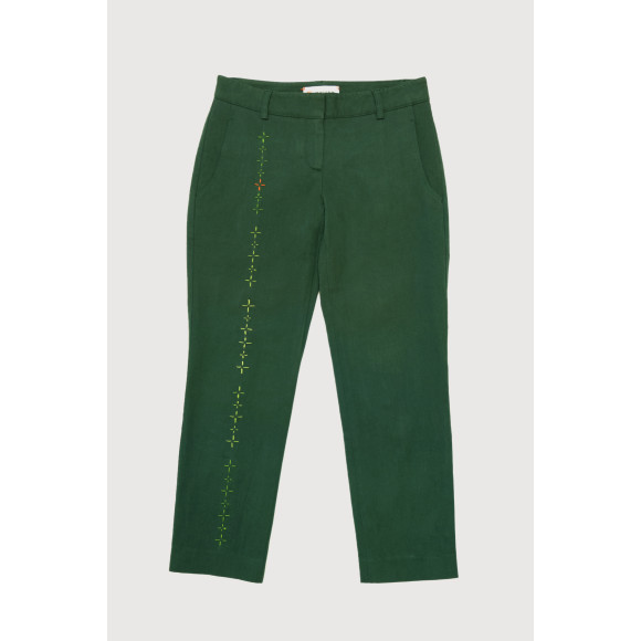 005 Dark Green Pants