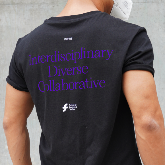 SFT Typography T-Shirt (Unisex) (Purple)
