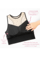 Pencil Sketch Mesh Bra Top (Black)