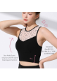 Pencil Sketch Mesh Bra Top (Black)