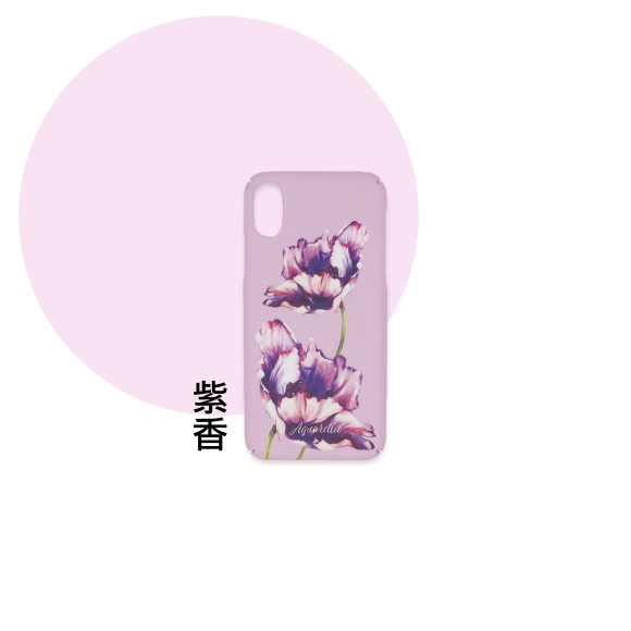 Purple Tulip Iphone Case