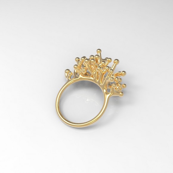 Botryoides Ring (Gold Plated Brass)