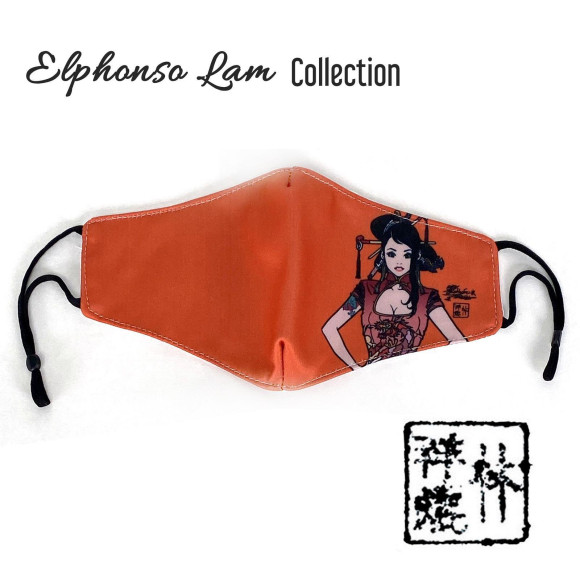 Gimans Care Disposable Medical Masks Elphonso Lam Dragon Girl