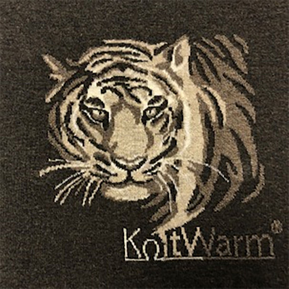 KnitWarm Warmerchief Brown Tiger