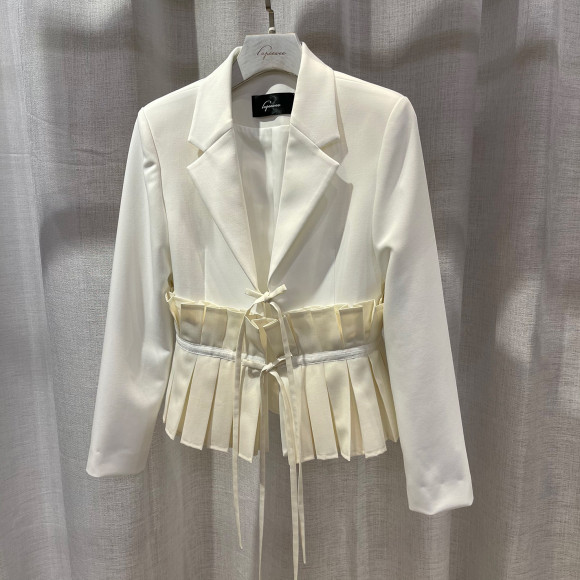 Sleeve jacket (White)