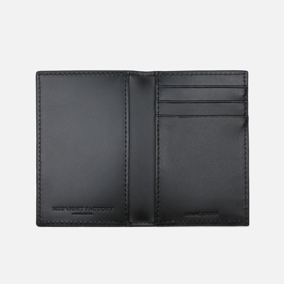 Double Black in Caviar Bi-fold Cardholder