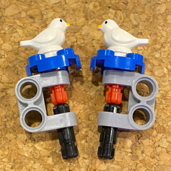 Lego Bird Ear Studs / Cuff Links