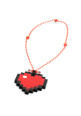 Lego Heart Necklace -Red