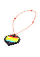 Lego Heart Necklace -Colourful