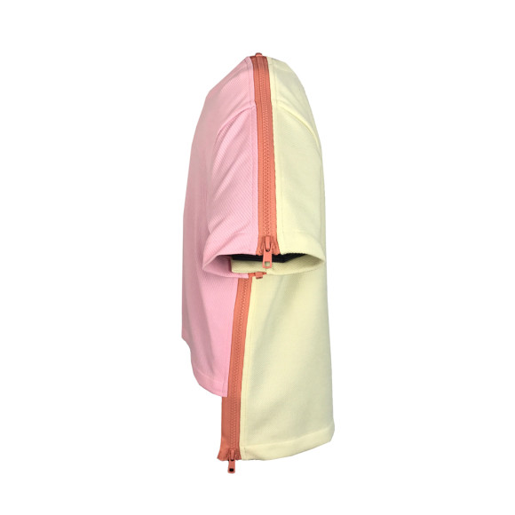 [FRONT] Origin Girl | Fabric - Pink Slant | Zipper - Pink Vislon