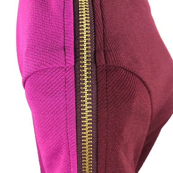 [FRONT] Origin Women | Fabric - Burgundy | Zipper - Plum Gold