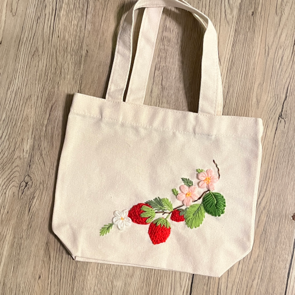 Embroidered Tote bag 8660