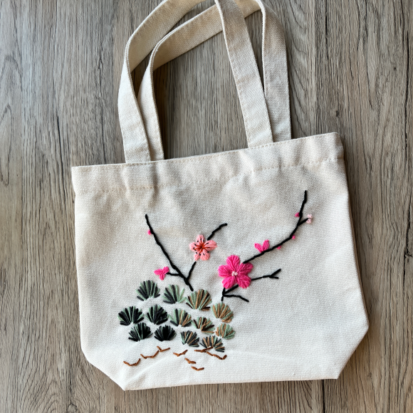 Embroidered Tote bag 9425