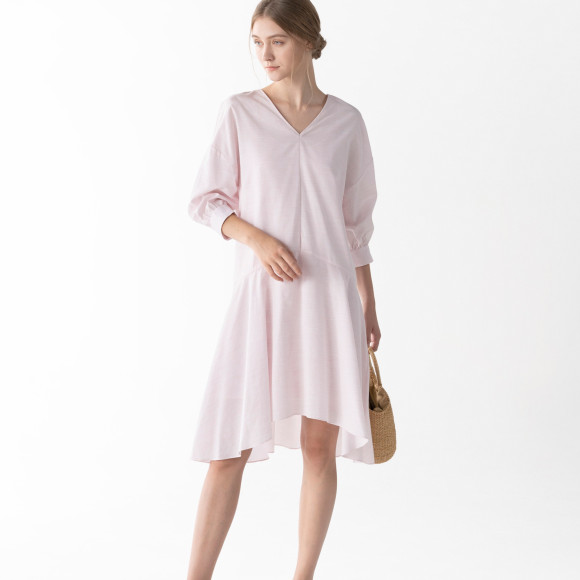 Japanese Plant-dyed Tencel Cotton Dress