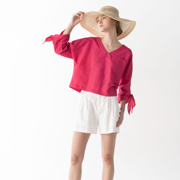 Japanese Linen Cotton Blouse