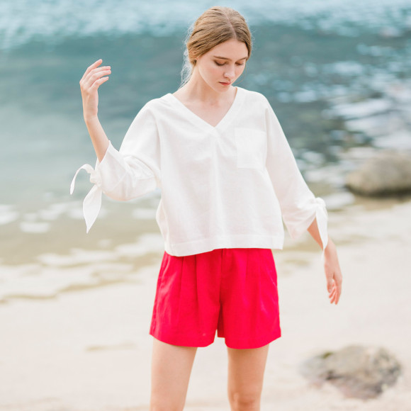 Japanese Linen Cotton Blouse