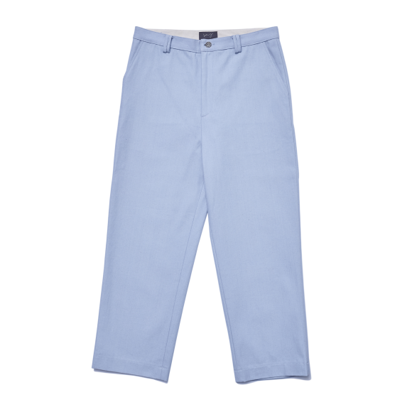 Cotton Herringbone Trousers