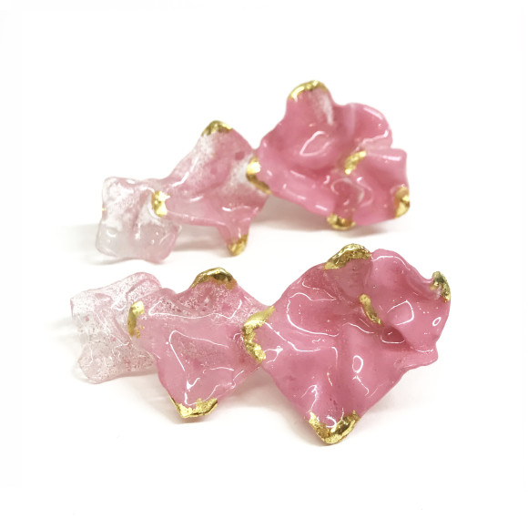 Perennial Sage Earrings Pink