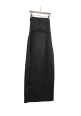 VASSEL - Ultra High Waist Long Skirt BLACK