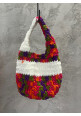 Colour blend baby yarn bucket bag (Rainbow)