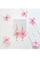 Preserved Japanese Sakura accessories (Earrings/Ring)