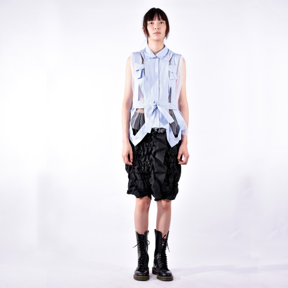 Shirt - Crisscrossed Wonder (Structured with mesh)