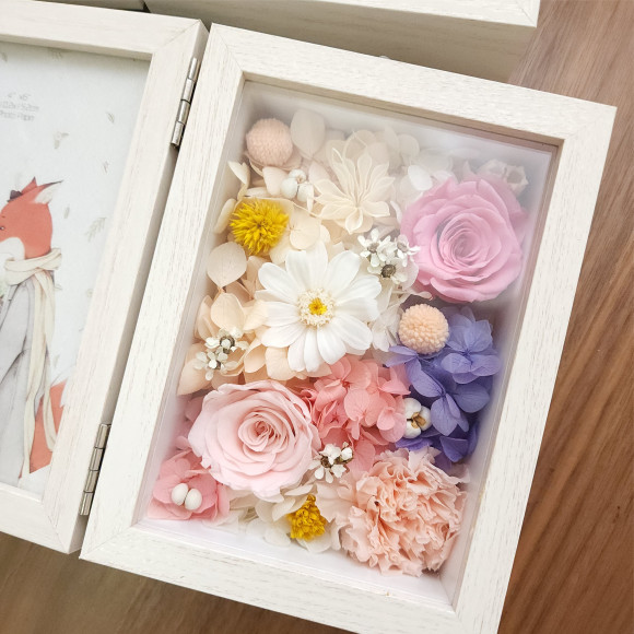 Preserved Flower Photoframe (4R Photo) [MADE TO ORDER]