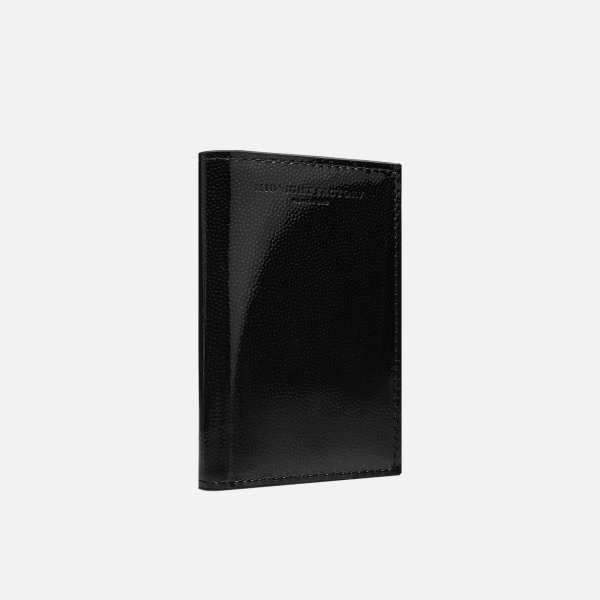Double Black in Caviar Bi-fold Cardholder - Image 2