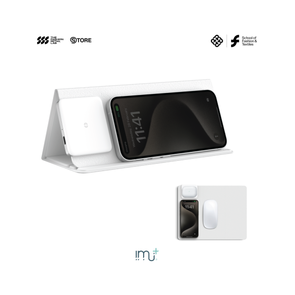 MOMAX - 2-in-1 Wireless Charging Mouse Pad IMU+ Q.Mouse Pad 3 (30W) QM3W