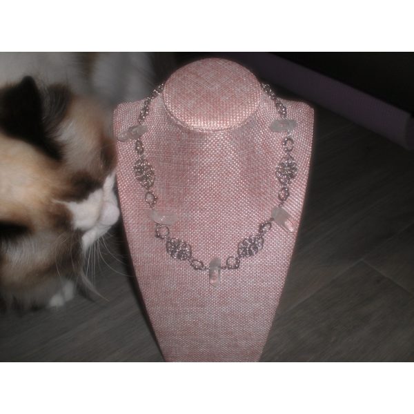 The "SILVER X CRYSTAL" Collection - Crystal Necklace - Image 2