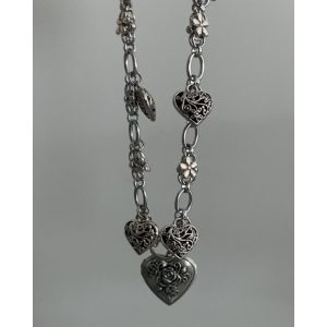 The "SILVER" Collection with Heart pendant