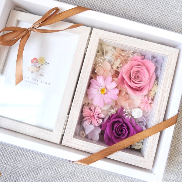 4R Preserved Flower Photo Frame (Gift Set) - Image 2