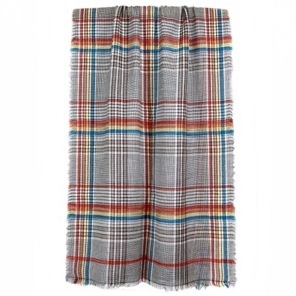 'FLORENCE' plaid scarf