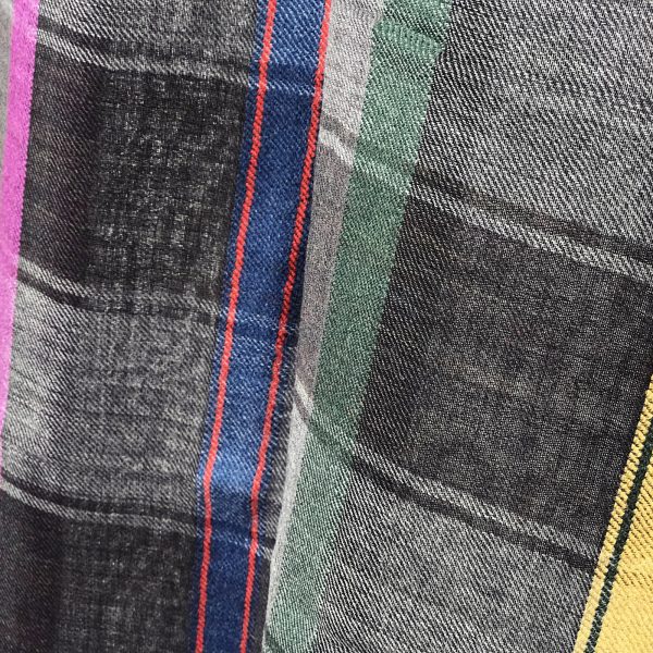 MIDNITE TUBE' plaid scarf - Image 3