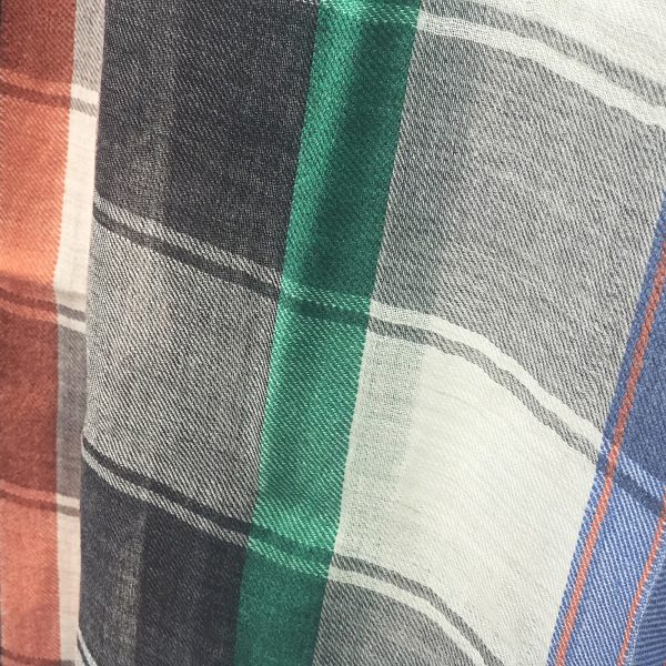'NOON TUBE' plaid scarf - Image 2
