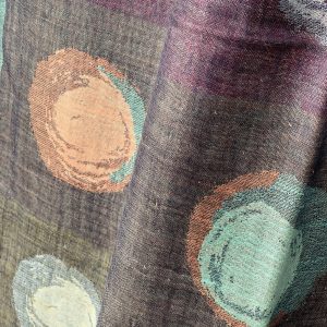 'COLOUR PLATE' jacquard scarf