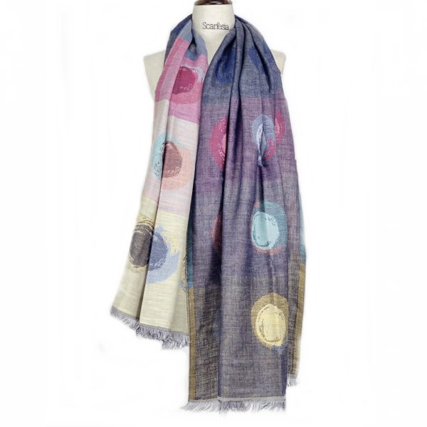 'COLOUR PLATE' jacquard scarf - Image 2