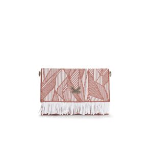 Secret Garden Floral Fringe Crossbody Bag