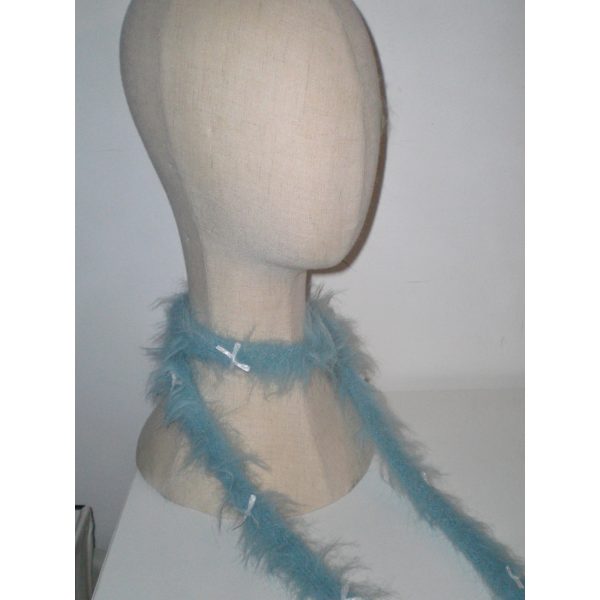 Hand Knitted Ribbon Scarf - Image 4